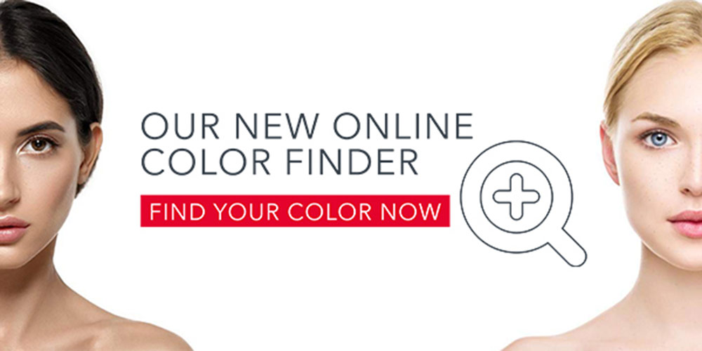 ameia color finder and find your color module with two women