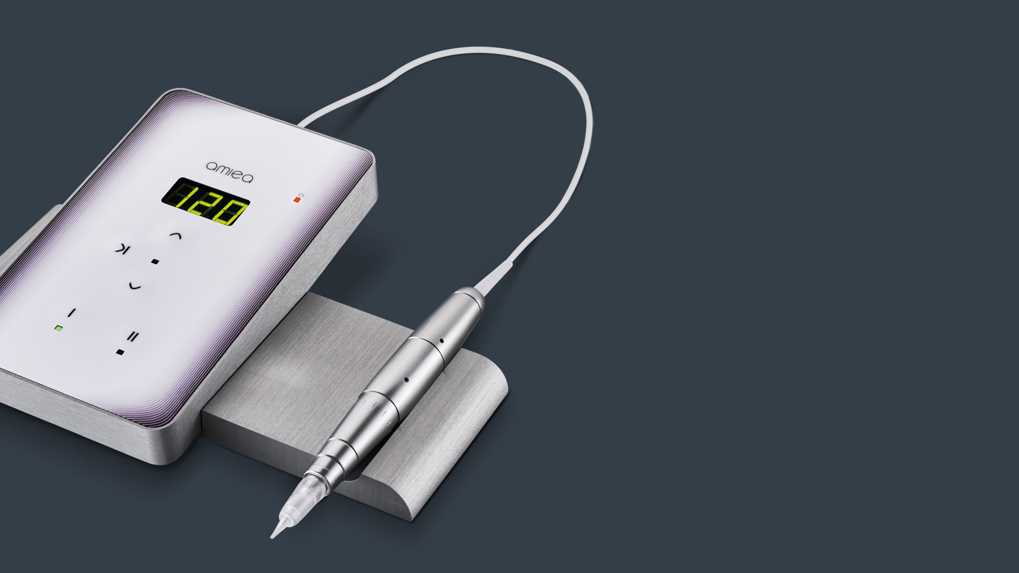 amiea Product Facile PMU System amiea Product Facile PMU System, on a grey background