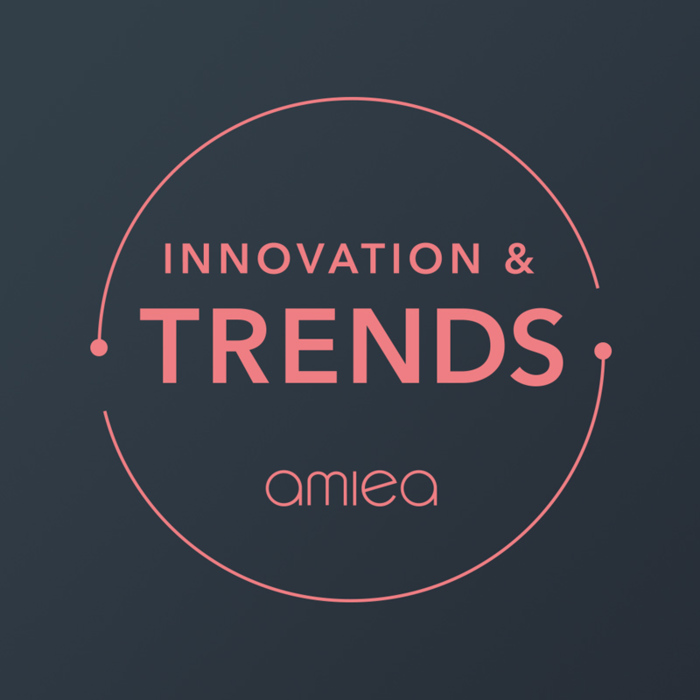 Level 2 – amiea Innovation&Trend Icon for amiea innovation trend level 2 on a dark grey background