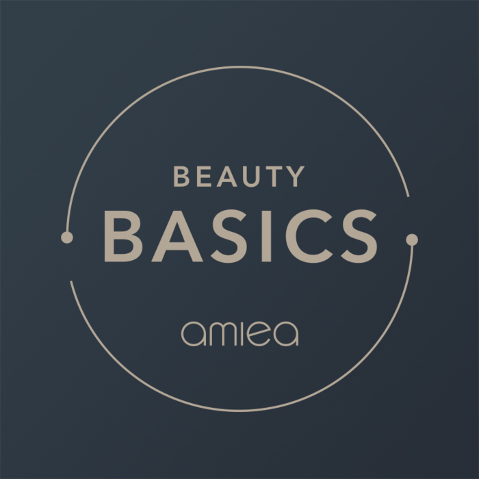 Level 0 - Beauty Basics Icon for amiea beauty basics level 0 on a dark grey background