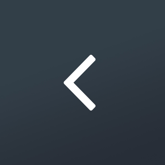 amiea back white arrow on a grey background