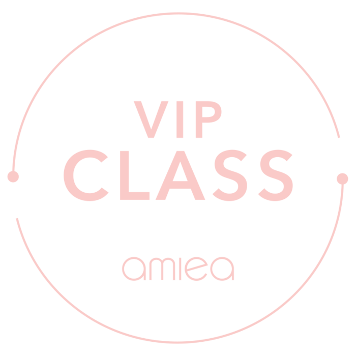 pinkes Signet der amiea-Academy VIP Class 
