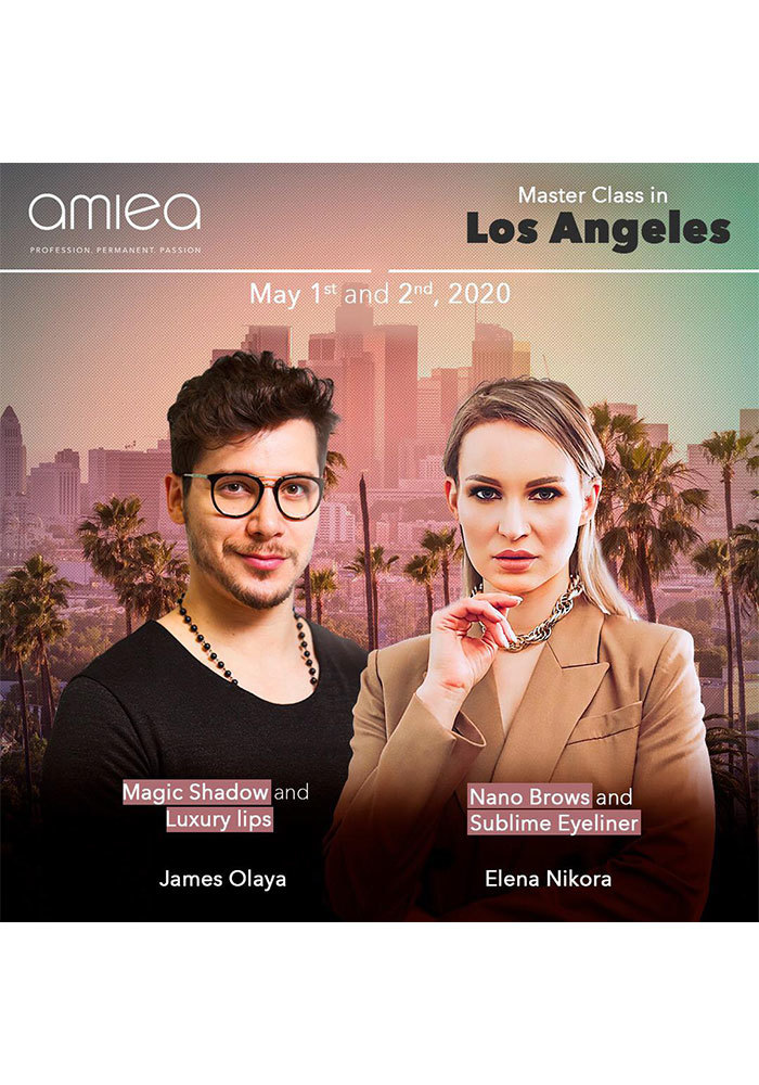 Poster einer Veranstaltung zu der PMU-Master Class in Los Angeles mit James Olaya und Elena Nikora